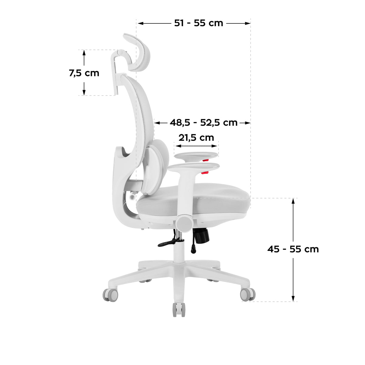 Mark Adler Junior 6.3 Gray Ergonomischer Kinderstuhl 