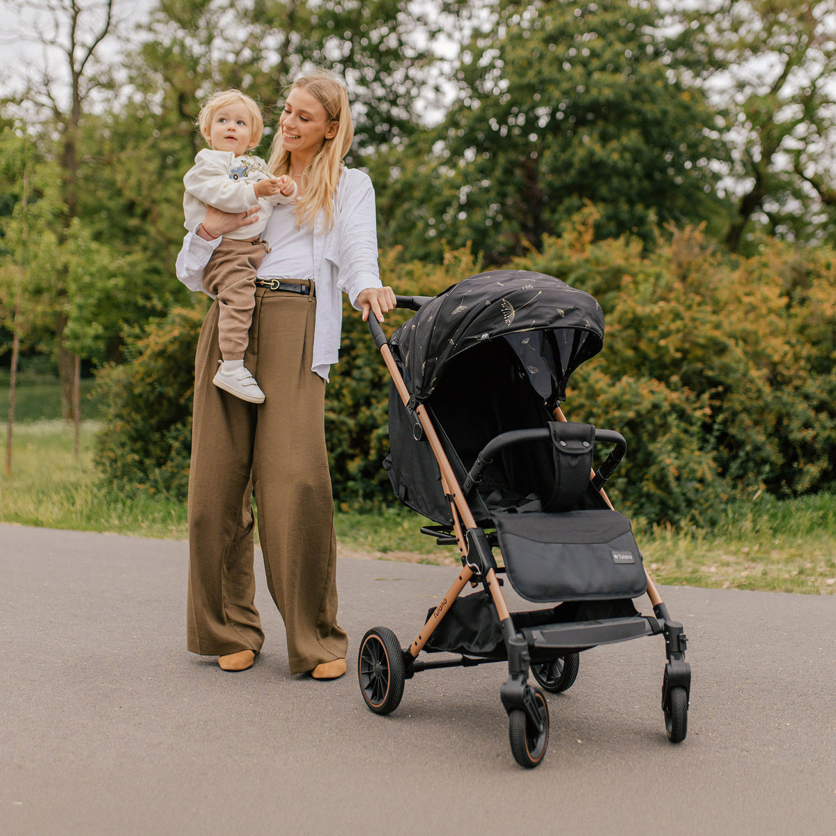Kinderwagen Tulano Lagos 35 Black Gold