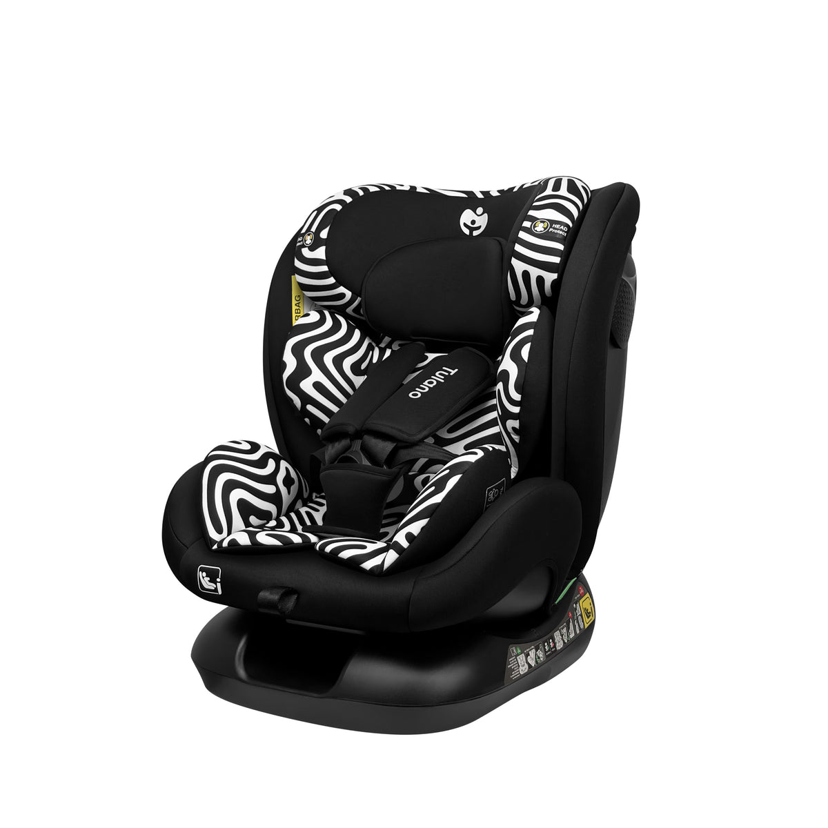 Kindersitz Tulano Loom 15 Black Mono
