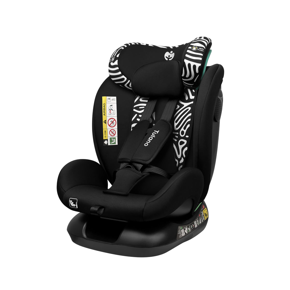 Kindersitz Tulano Loom 15 Black Mono