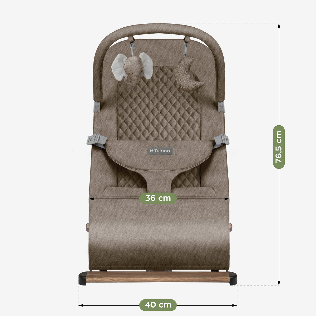 Babywippe Babyschaukel Beige Tulano Moon 30 Beige