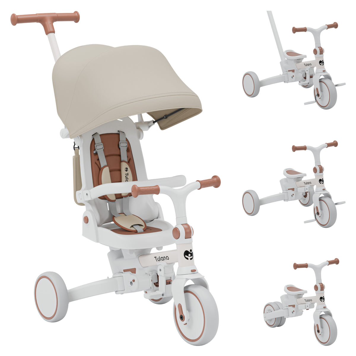 Tulano 4-in-1 Noah 35 Beige Dreirad