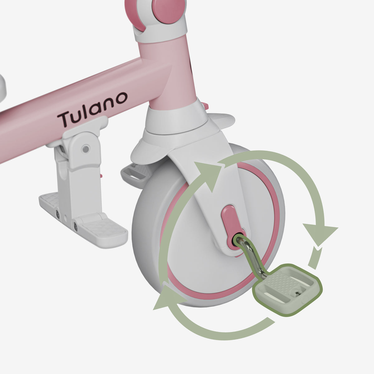 Tulano 4-in-1 Noah 35 Pinkes Dreirad