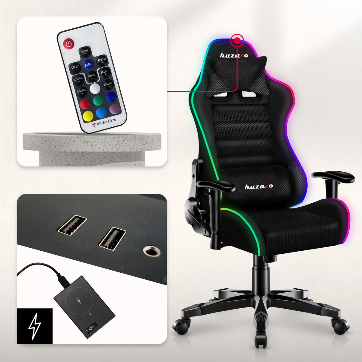 Ferngesteuerte RGB-Lichter