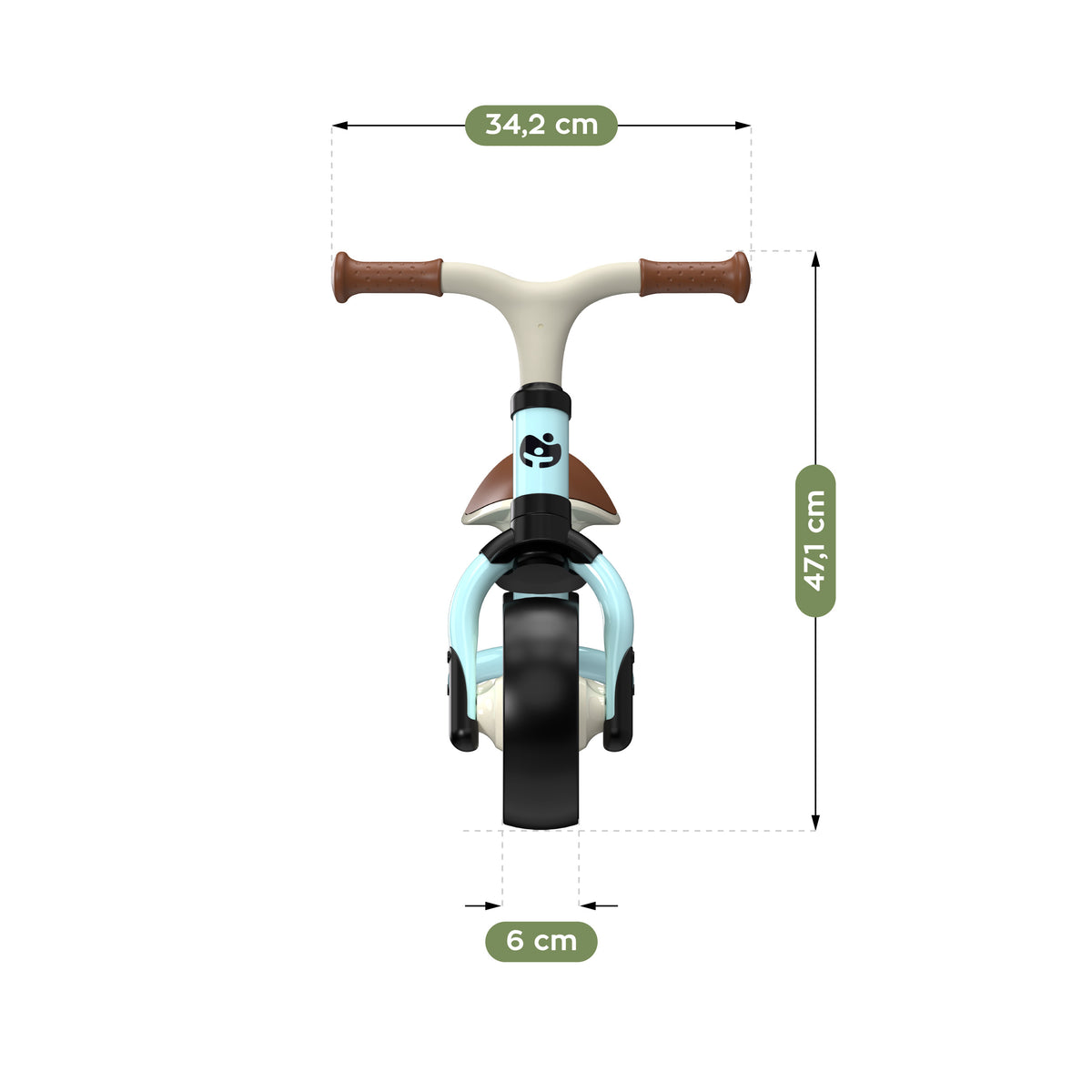 Tulano Scout 15 Blaues Laufrad 