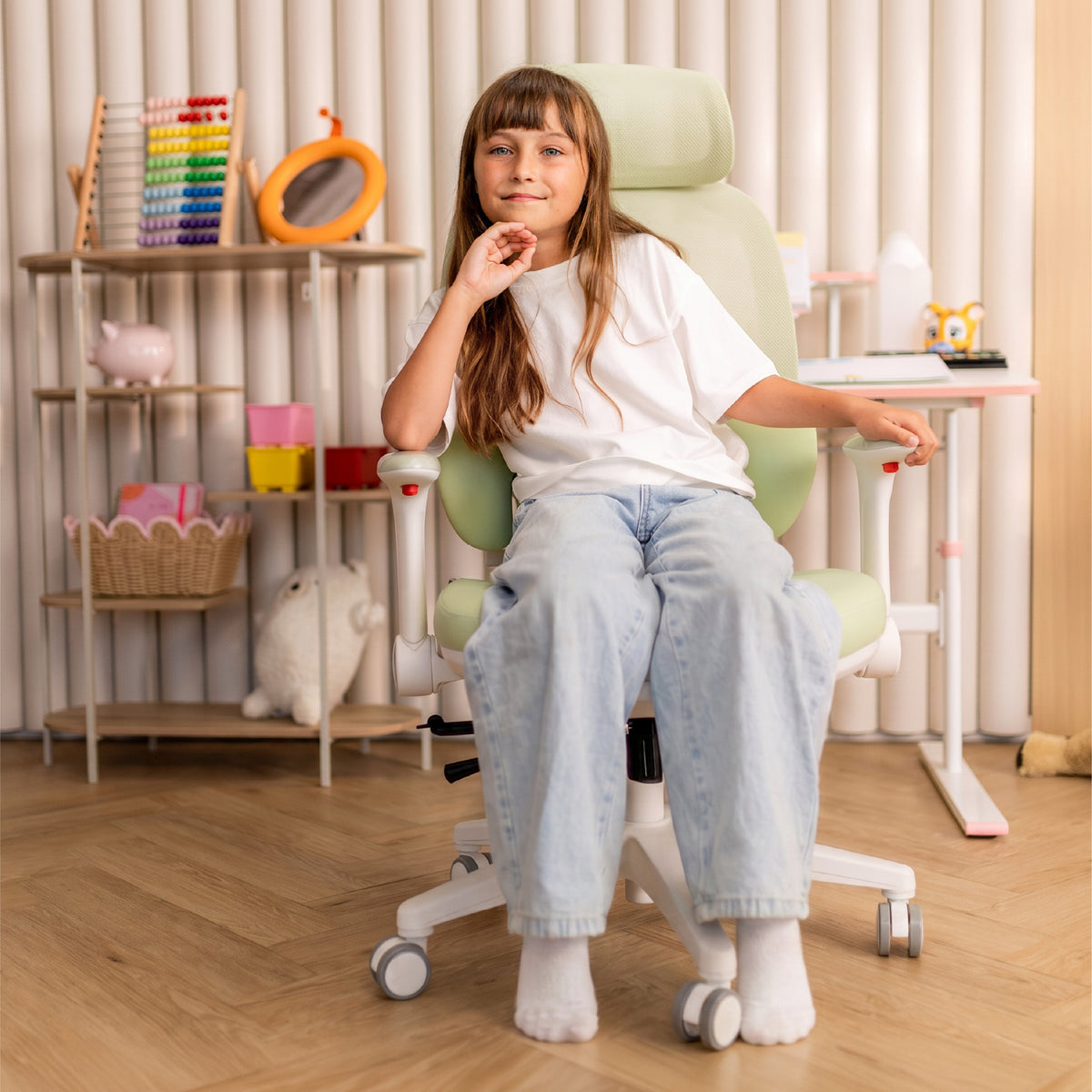 Mark Adler Junior 6.3 Grüner ergonomischer Kinderstuhl 