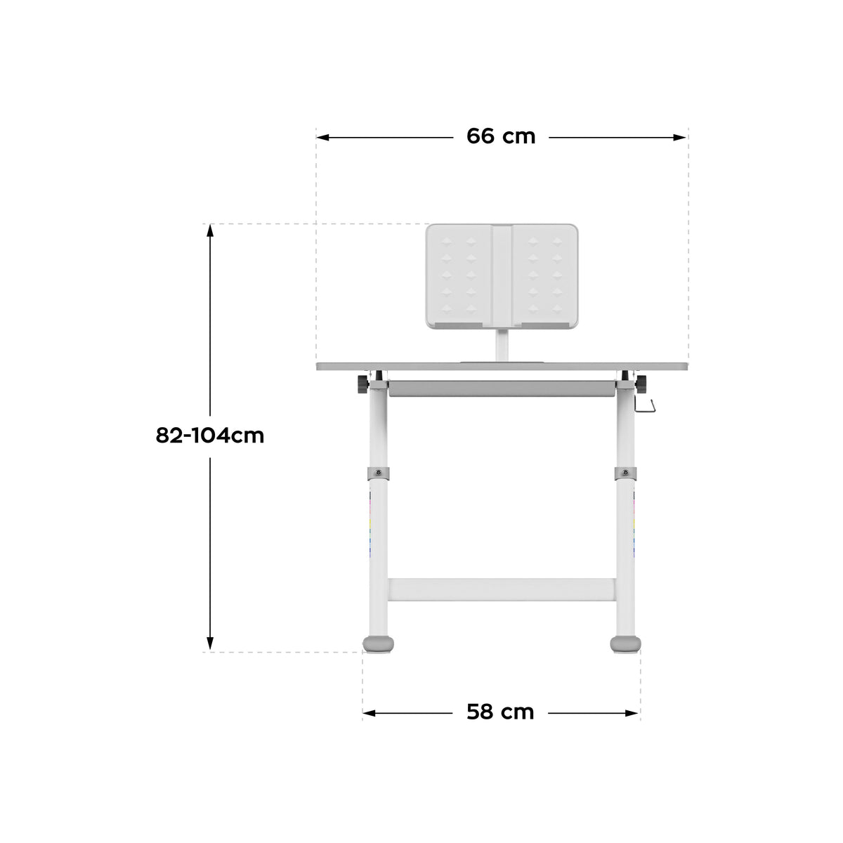 Ergonomischer Kinderschreibtisch Mark Adler Study 3.0 66 cm 