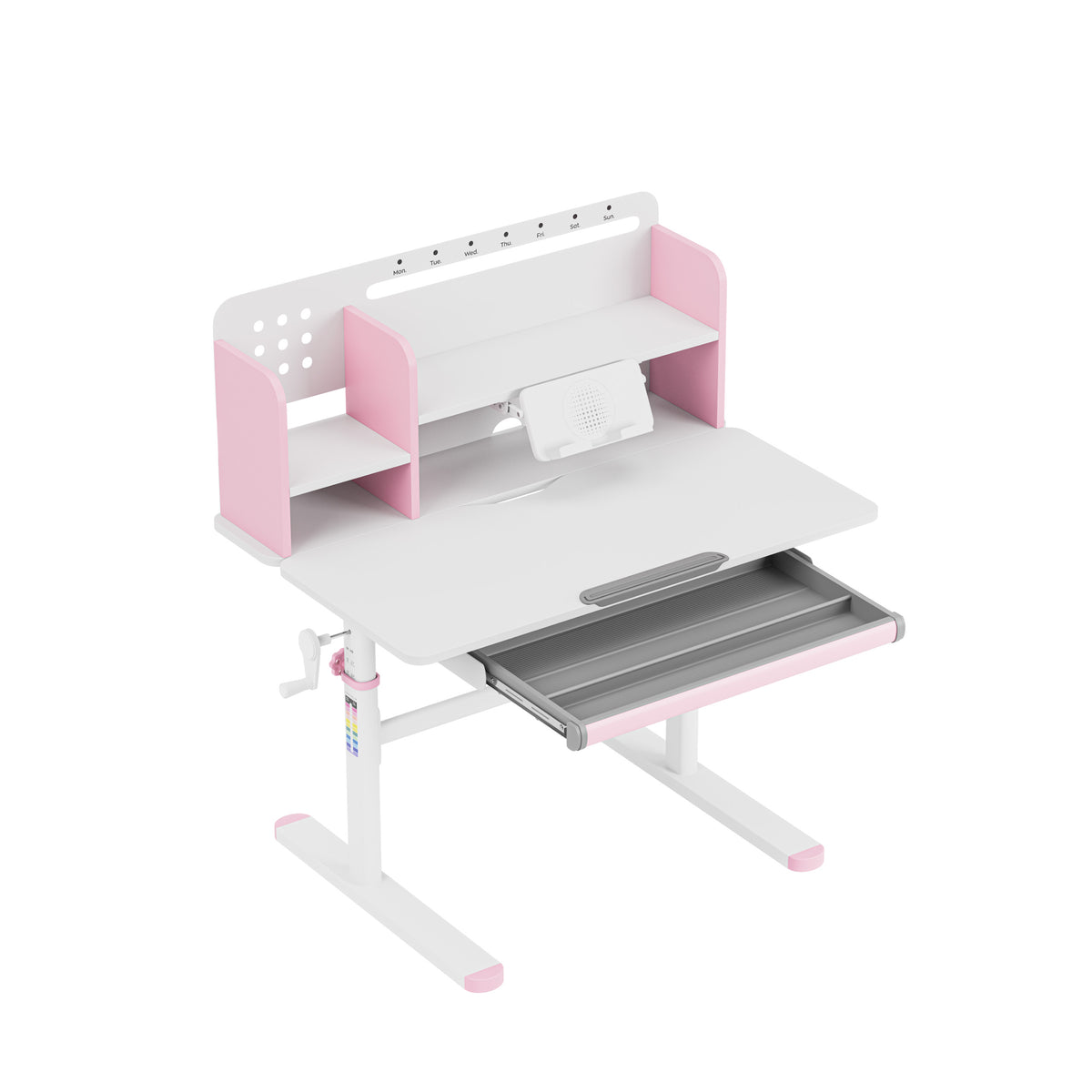 Ergonomischer Kinderschreibtisch Mark Adler Study 5.0 Pink 90 cm