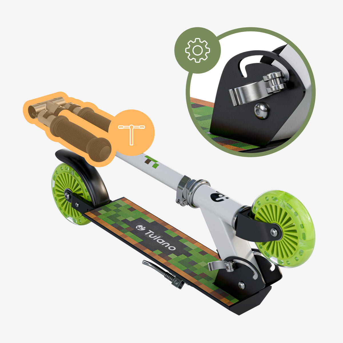 Zusammenklappbares Design für maximalen Komfort