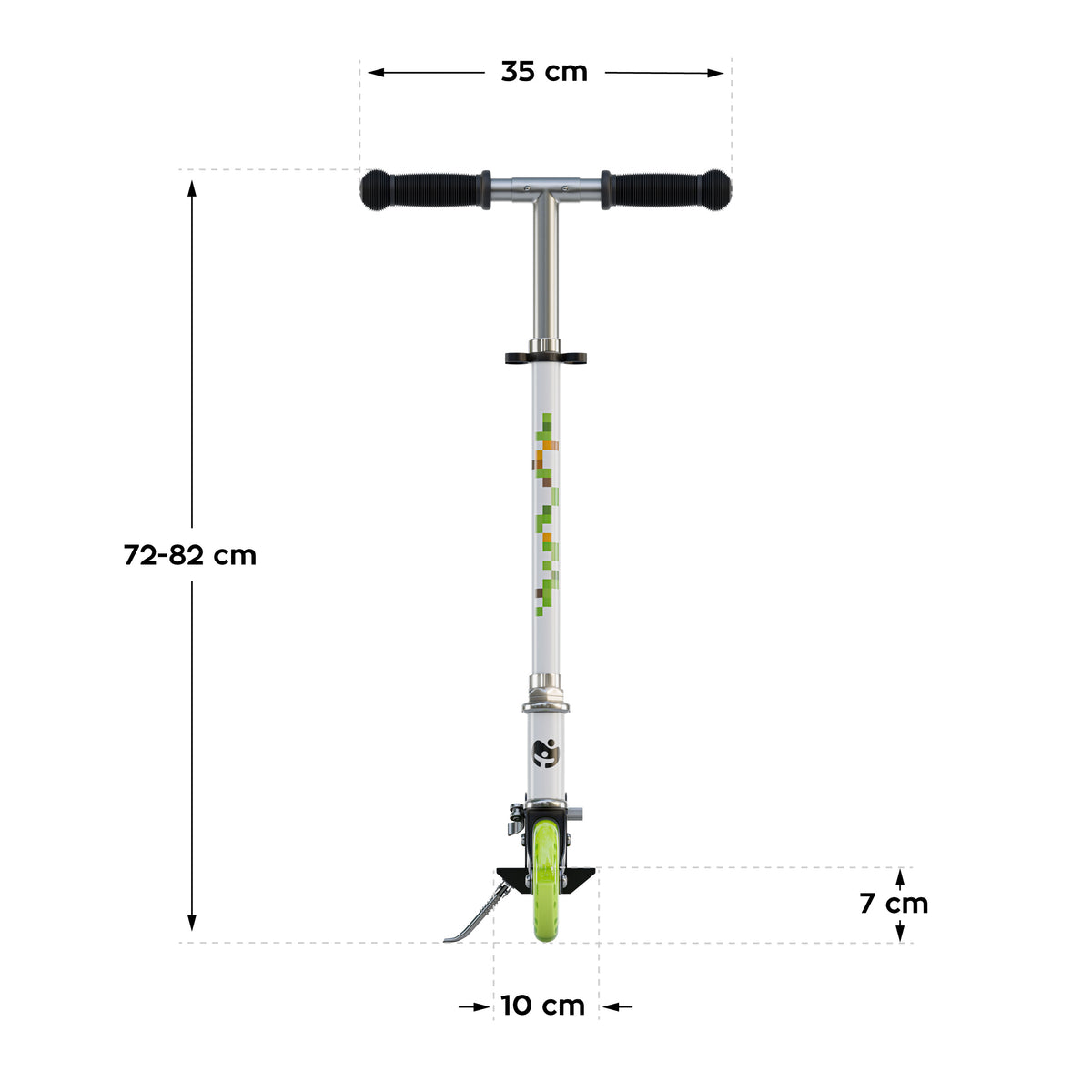 Tulano Zigzag 35 Grüner Kinderroller 