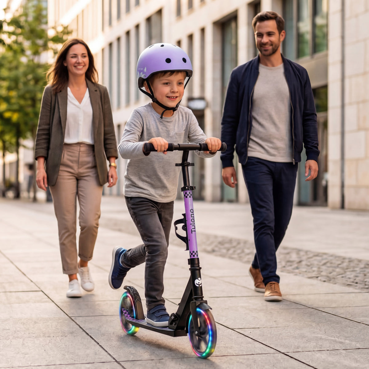 Kinderroller Tulano Zigzag 45 Pink