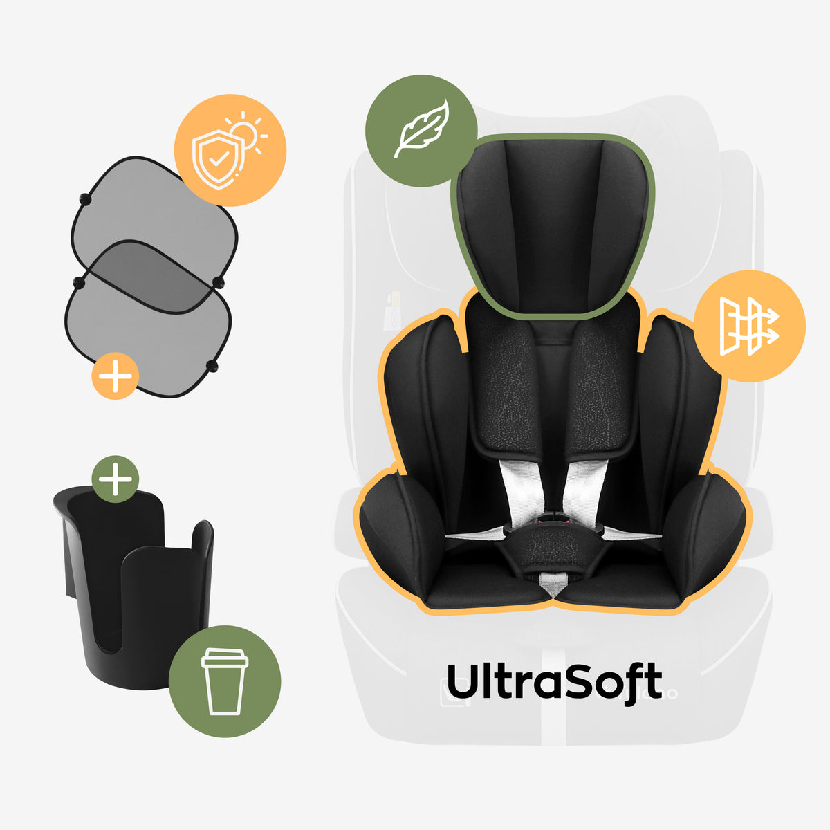 Praktisches Zubehör und modernes Design