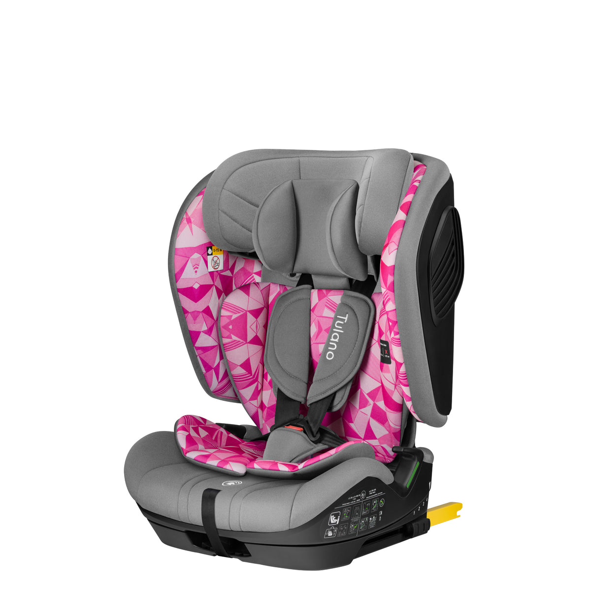 Kindersitz Tulano 76-105 cm Zooma 55 Grey-Pink