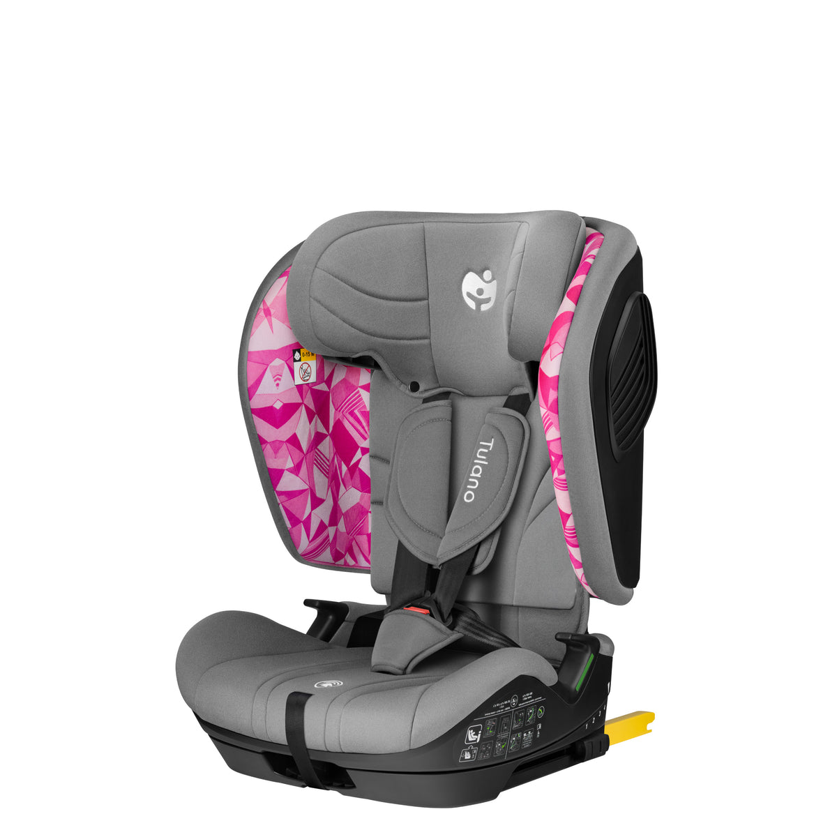 Kindersitz Tulano 76-105 cm Zooma 55 Grey-Pink